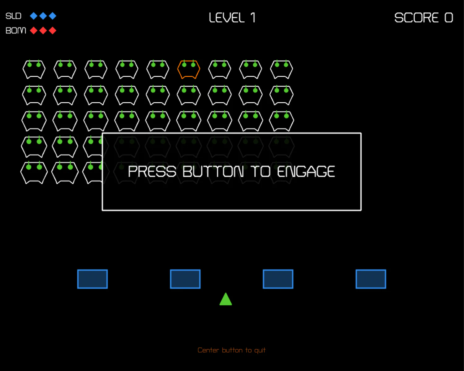 A screenshot of one of the games generated by Codex