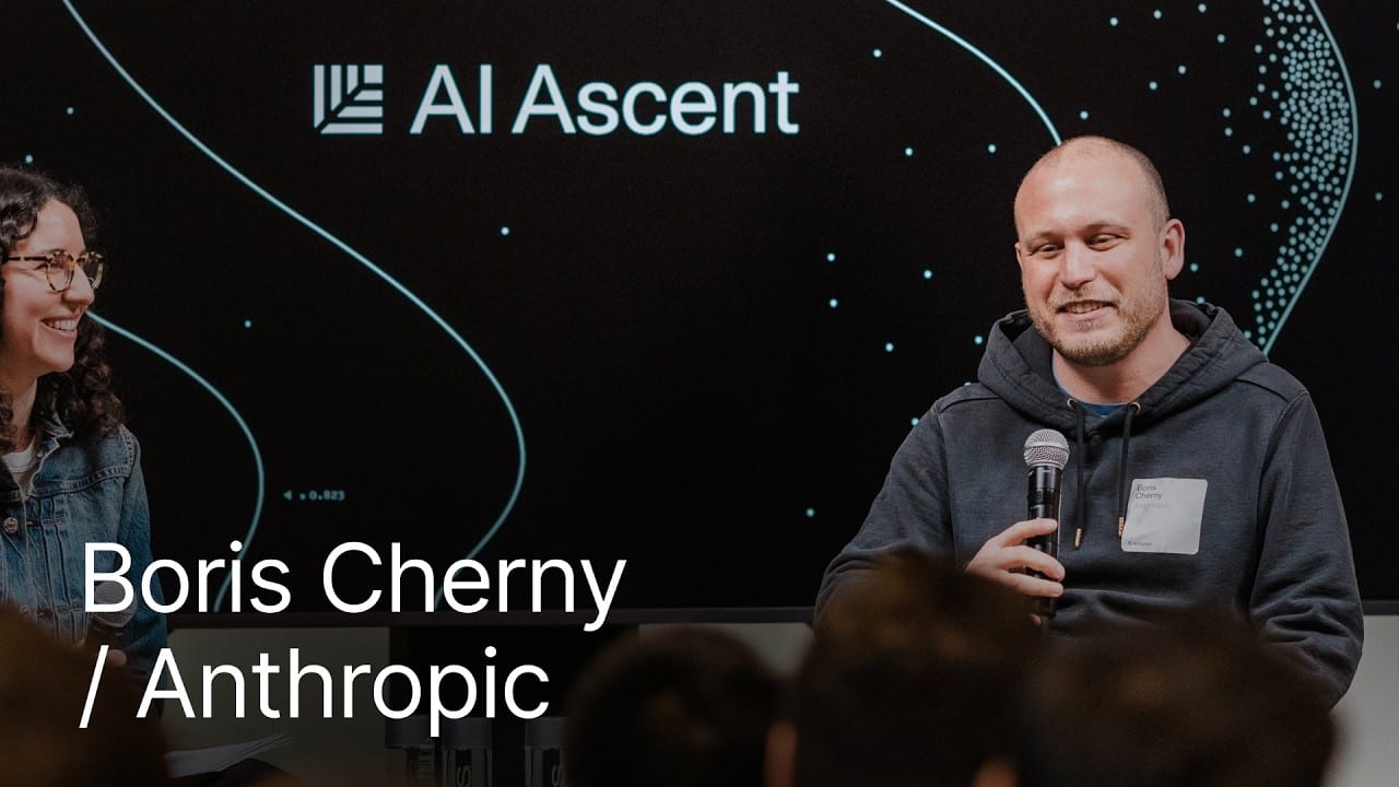 这次访谈来自 Sequoia 2026 年的 AI Ascent 大会,主持人是红杉合伙人 Lauren Reeder。:该段配图