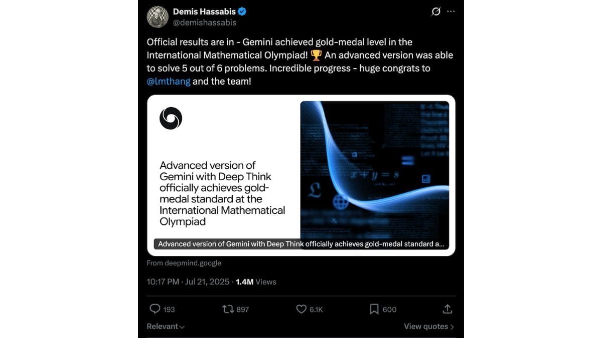 DeepSeek wins IMO Gold on 12 cents