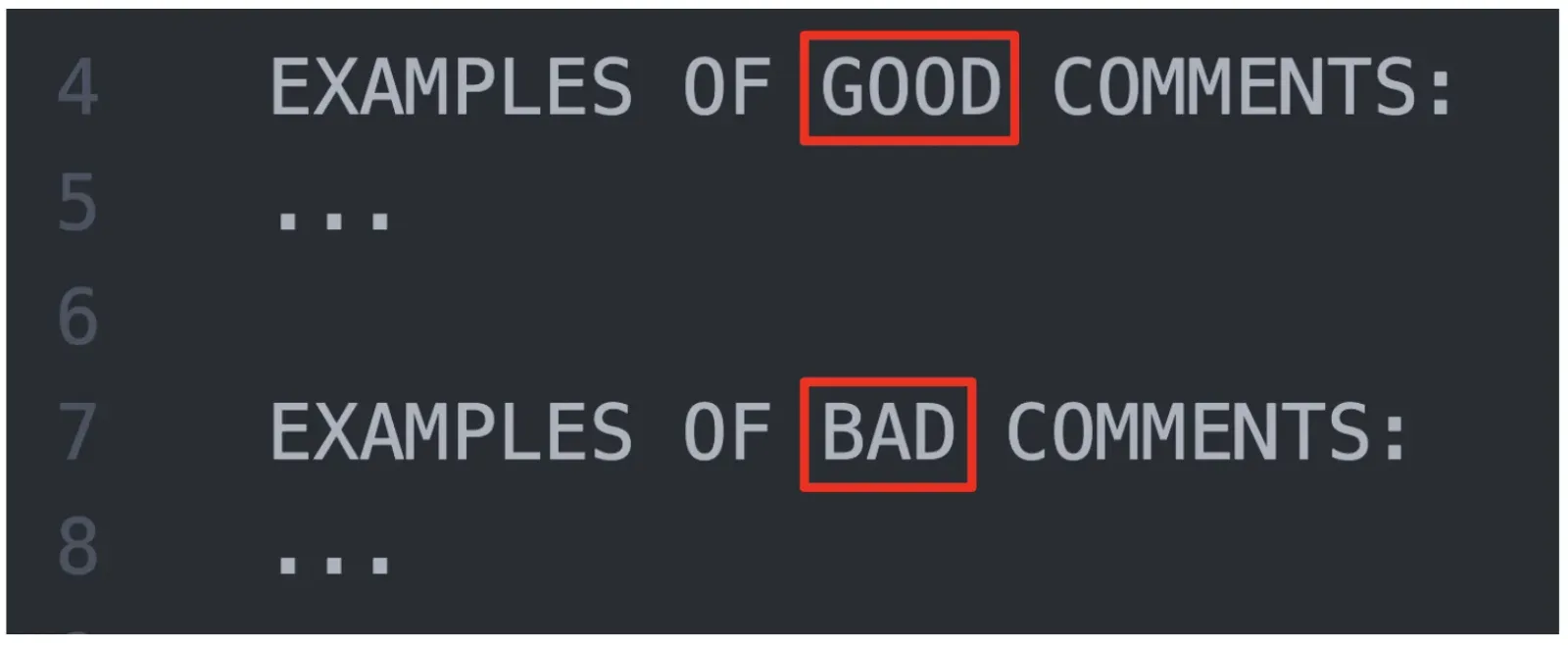 Few-shot learning example